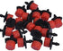 50PCS Adjustable Irrigation Drippers Sprinklers 1/4 Inch Emitters Drip Watering System for Vegetable Gardens, Flower beds, Lawn, Herbs Gardens...