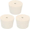 MECCANIXITY Rubber Tapered Plug 38mm to 46mm with Hole Test Tubes Bungs Stopper White for Lab Home 3 Pieces...