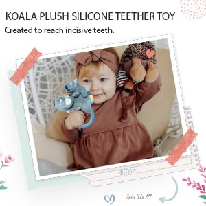 Soft Plush Baby Rattle for Babies 3-12 Months | Hand Rattles | Developmental Toys for Newborns...