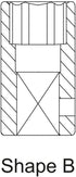 Chicago Pneumatic S421M - 1/2 Inch Square Drive, 21 mm, Standard, Shape B, 6 Point, Impact Socket...