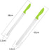10Inch/12Inch Stainless Steel Cake Knife Plastic Handle Baking Pastry Spatulas Serrated Bread Knife Kitchen Baking Tool (12 inch)...