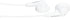 Magnavox MHP4820-WH Gummy Earbuds in White | Available in Pink, White, Black, Blue, & Teal | Earbuds Gummy | Extra Value Comfort Stereo Earbuds | ...