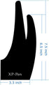 XP-PEN Professional Artist Glove for Graphics Drawing Tablet Graphic Monitor Suitable for Right Hand and Left Hand Free Size...