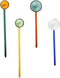 4pcs coffee spoon Coffee Spoons Glass Dessert Spoon Sugar Stirring Spoon Long Handle Teaspoon Ice Cream Spoons Honey Cake Spoon for Specialty Appe...