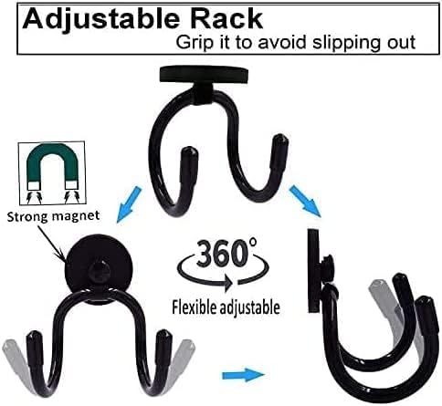 Magnetic Headset Holder up to 1 kg(2 lbs), Adjustable Headphone Holder Headphone Hanger Stand Headphone Hook for Computer/Gaming Headsets, Headpho...