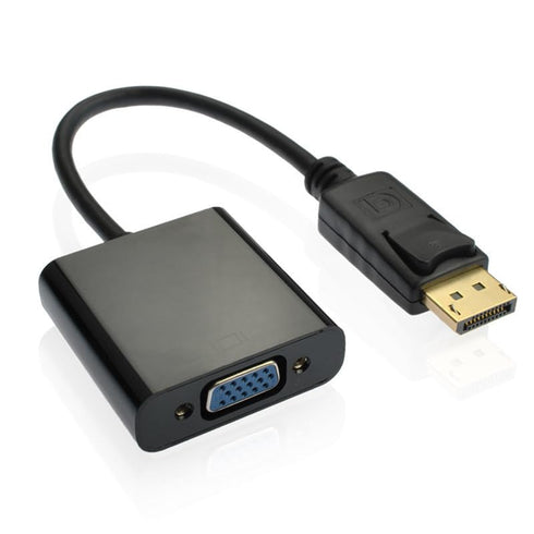 DisplayPort to VGA Adapter, DP to VGA Converter Display Port Male to VGA Female Converter Cable Adapter for Computer PC Desktop Laptop Projector.....