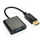 DisplayPort to VGA Adapter, DP to VGA Converter Display Port Male to VGA Female Converter Cable Adapter for Computer PC Desktop Laptop Projector.....