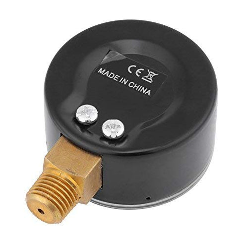 Low Pressure Gauge for Fuel Air Oil Water 0-15psi/0-1bar 1/4" BSPT Bottom Mount Oil Pressure Gauge...