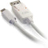 C2G USB Adapter, USB C to Display Port, 4K, 30Hz, White, 12 Feet (3.65 Meters), Cables to Go 26882...