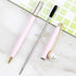 Monique 3 Pcs Pearl Decorative Metal Ballpoint Pen Ball Pen 0.7mm Fine Tip Black Ink Pink...