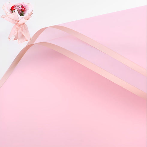 20PCS Flower Wrapping Paper Waterproof Flower Wrapping Paper Gift Packaging Paper,DIY Crafts Gift Box Packaging (Pink)...