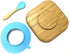 Baby Toddler Stay Put Dish, Kids Suction Plate, Bamboo Cute Dinnerware (Blue)...