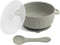 Little On Essentials Baby Silicone Feeding Set - Suction Bowl with Lid and Spoon, BPA Free, Microwave, Dishwasher and Freezer Safe, Rose Pink, 3pc...