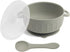 Little On Essentials Baby Silicone Feeding Set - Suction Bowl with Lid and Spoon, BPA Free, Microwave, Dishwasher and Freezer Safe, Rose Pink, 3pc...