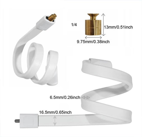 Sports Camera Holder Flexible Arm Stand with 1/4 Threaded Non-Screw Gooseneck Mount Stander for Gopro Action Cameras DSLR Monitor Stroller Handleb...