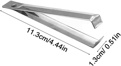 Fish Bone Tweezers Set, Garlic Tweezer Peeler Skin Remover Tool,Stainless Steel Peeling Clip, Garlic Peeler Garlic Tweezer Remover Tool Tongs for ...