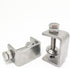 0-25Mm Mini Stainless Steel C Clamps for Mounting, 4Pcs Heavy Duty Woodworking U Clamp Set Tiger Clamp Tools with Stable Wide Jaw Opening & Protec...