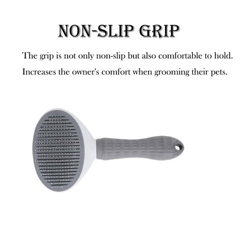 Cat Brush Dog Brush for Grooming - Cat Hair Comb for Shedding, Pet Self Cleaning Slicker Brush LRHINETAR...
