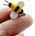 Lot of 12 Miniature Honeybee Craft Cute Bee Outdoor Patio Decor Fairy Garden Supplies Animal Figurine Furniture Dollhouse...