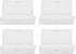 4 Packs Small Plastic Boxes,Clear Plastic Storage Container Bins with Latching Lids,Stackable Craft Box Containers for Craft Supplies and Little B...