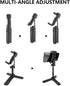 MOUNTDOG Portable Webcam Stand & Mini Tripod - Extendable Tabletop Tripod for iPhone, Camera, Samsung & Smartphone - 360 Rotation, Black...