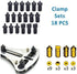 Professional Watch Wrench Screw Repair Set Kit, Watch Band Spring Bar Link Pin Adjustment, Back Case Removal Opener, Battery Cover Changing Replac...