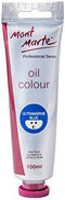 Mont Marte Oil Paint Premium, 3.4 US fl.oz (100ml) Tube, Ultramarine Blue, Heavy Body Paint, Artist Quality, Good Coverage, Excellent Tinting Stre...