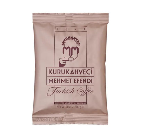 KURUKAHVECI MEHMET EFENDI Turkish Coffee, Arabica Beans, Roasted Ground,Rich Aroma, Fresh, Medium to Heavy-bodied, Original Taste Since 1871 (3.52...