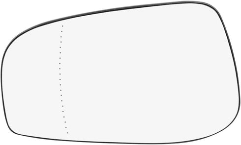X AUTOHAUX Mirror Glass Heated with Backing Plate Driver Side Left Side Rear View Mirror Glass for VOLVO S60 S80 V70 2001-2006...