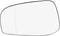 X AUTOHAUX Mirror Glass Heated with Backing Plate Driver Side Left Side Rear View Mirror Glass for VOLVO S60 S80 V70 2001-2006...