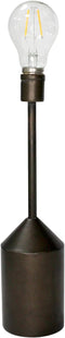 Cordless Table Lamp 5000mAh Battery LED Desk Lamp Minimalist Design Metal Table Night Light with Art LED Bulb, for Restaurant/Bedroom/Bars/Outdoor...