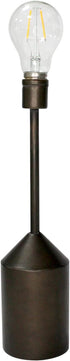 Cordless Table Lamp 5000mAh Battery LED Desk Lamp Minimalist Design Metal Table Night Light with Art LED Bulb, for Restaurant/Bedroom/Bars/Outdoor...