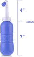 Portable Bidet Bottle for Travel Personal Hygiene Care Manual Bidet (11in), Blue...