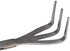 Fdit 2 in 1 Stainless Steel Bonsai Tools Gardening Tool Root Rake Tweezers for Bonsai Planter...