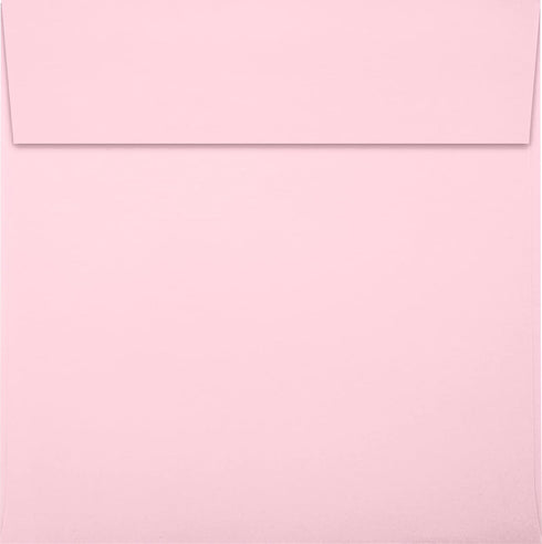 LUXPaper Square Invitation Envelopes | Peel & Press | 6 1/4" x 6 1/4" | Candy Pink | 80lb. Text | 50 Qty...