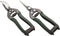 Edward Tools Pruning Snips Set (2) - Floral Scissors and Bypass pruners - Precise pruning flowers, fruit trees, bonsai, grapes - Carbon Steel blad...