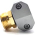 Garden Hose End Aluminum Garden Hose Mender Hose Repair Fittings Coupler Repair Kits Metal Hose Mender for 5/8" and 3/4" Garden Hoses, Male...