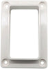 2PCS Qlvily 2" x 3 1/2" Slotted Handrail Bracket Kit, Vinyl Fence Brackets, Vinyl Fence Parts, Screws Included, White...