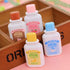 4PCS Milk Bottle Correction tape Kawaii Cartoon Stationery Cute Students School Office Supplies (Brown, Blue, Yellow, Pink - Delivery with Random ...