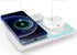 Qi Wireless Fast Charging Stand 3 in 1 Fast Wireless Charger Compatible with Multi-Devices W/Wall Connector...
