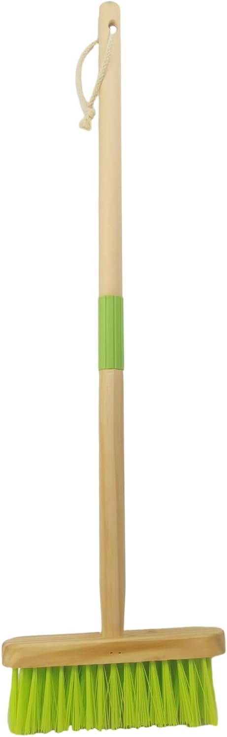 Kids Broom-Wooden Handle Small Broom for Kids Housekeeping Cleaning...