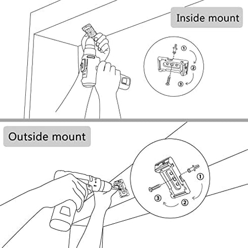 Roller Shades Accessories Replacement Installation Brackets Easy to Install Roller Blinds Repair Kit...