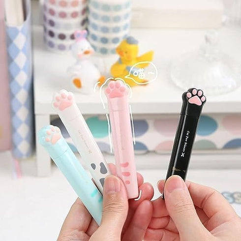 Cat Paw Scissors, Folding Pocket Scissors Small Folding Safety Scissors Multifunctional Craft Scissors, Kawaii Hand Cutters Mini Art Scissors Scho...