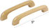 uxcell Cupboard Door Drawer Hardware M4 Thread Hole Wood Pull Handles Beige for Dresser Drawer Wardrobe 10 Pcs...