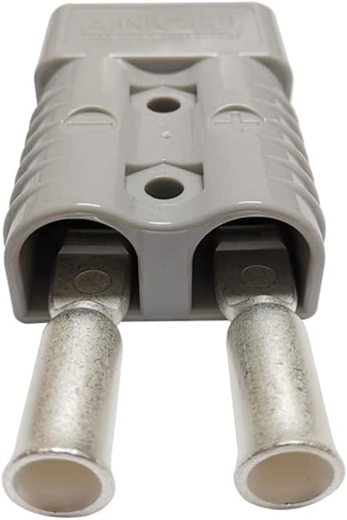 Kit 175 Amp 2Pcs Connectors Plugs 175A Quick Connect Disconnect 600 V+ 2 Pcs 175 amp Handle Battery Power Connector+2 Pcs Cover Dust (Grey, 1/0 AW...