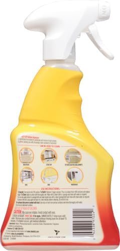 Easy-Off Specialty Kitchen Degreaser Cleaner, Clear, Lemon, 16 Fl Oz...