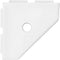 Questech 5" Shower Soap Dish Shelf for Inside Shower, Lugged for New Construction, Bath Organizer for Tiled Walls, Corner Soap Holder, Geo Lugged,...