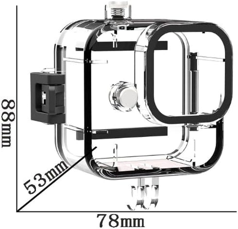 Dive Case/Waterproof case for GoPro Hero11 Mini Black,30M Underwater Filming Accessory with Bracket and Screws...