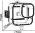 Dive Case/Waterproof case for GoPro Hero11 Mini Black,30M Underwater Filming Accessory with Bracket and Screws...