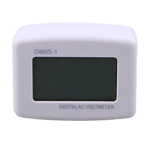 Generic DM55-1 Blue LCD Digital Voltage Meter Voltmeter LED AC 100-300V US Plug...